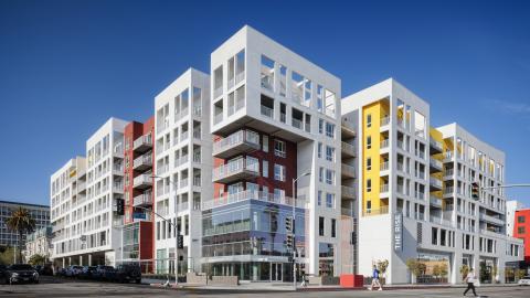 Exterior of the Rise Koreatown