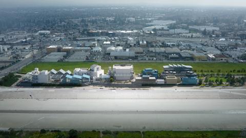 Aerial view of the SELA Cultural Center