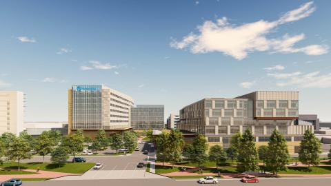Rendering of Harbor UCLA Clinic Building