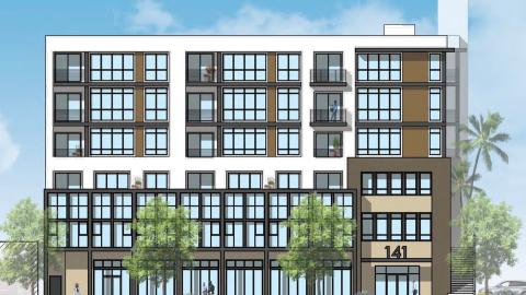 Lake Avenue elevation
