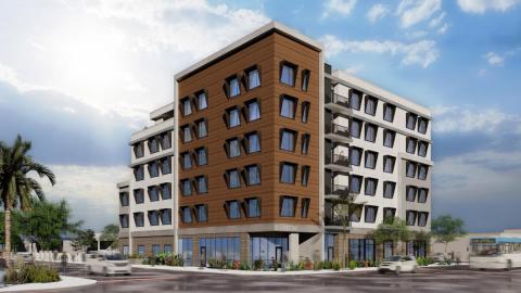 Rendering of 2111 Firestone Boulevard