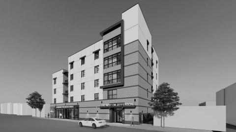Rendering of the Nest on Jefferson