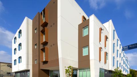 Exterior of the Talisa apartments