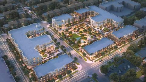 Aerial view of Jordan Downs Phase 3B