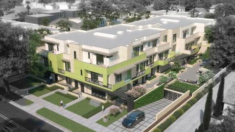 Aerial view of 810 N. Marengo Avenue