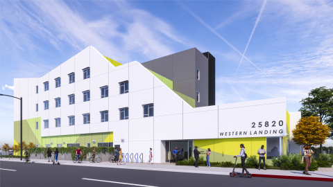Rendering of Western Landing
