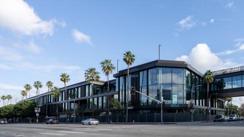 View looking southeast from Pico Boulevard