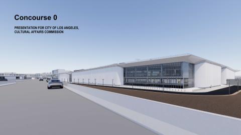 View looking northwest at Concourse 0