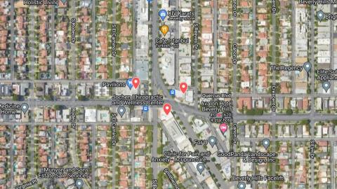 Olympic Beverly Map