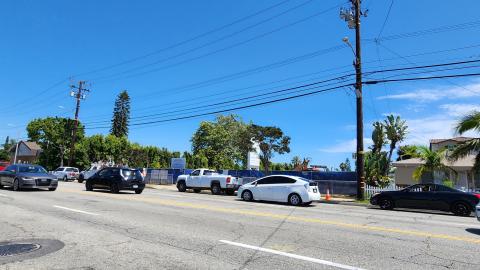 View looking southeast at Sage Walk site from 223rd Street