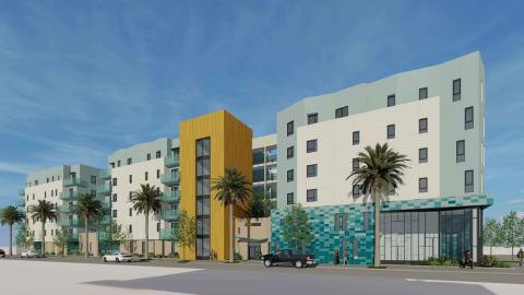 Rendering of 1400 Long Beach
