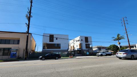 View from across Western Avenue