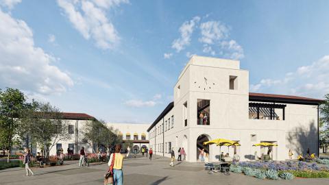 Rendering of the Pierce College Academic East Building