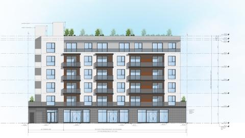 North elevation for 5048 W. Jefferson Boulevard